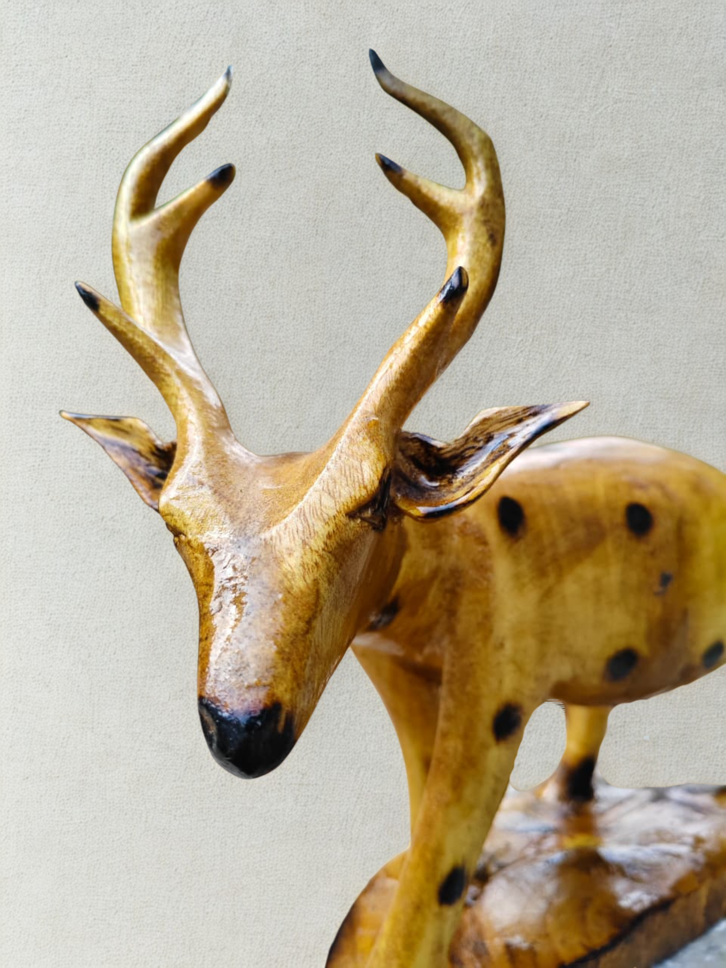 Miniature Wooden Deer