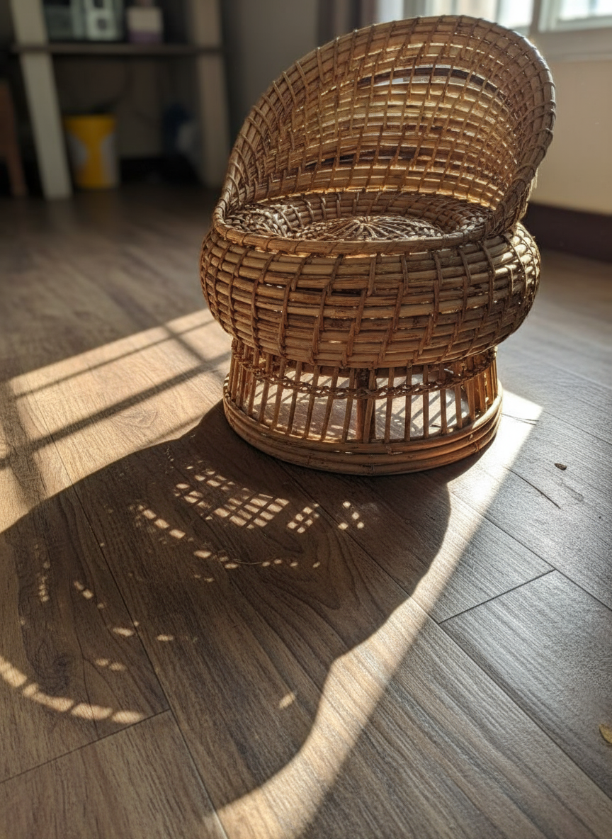 Handmade Rattan Cane Chair