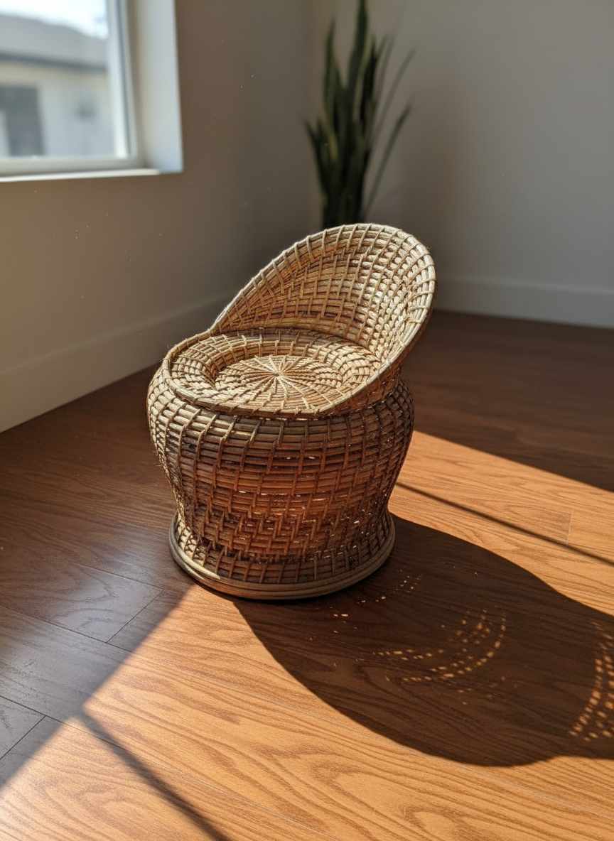 Handmade Rattan Cane Chair