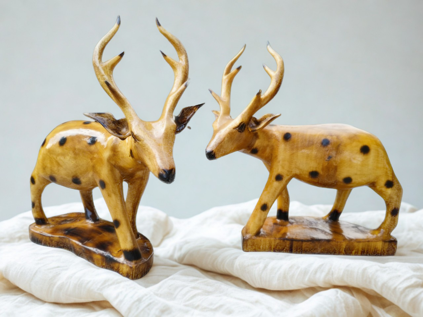 Miniature Wooden Deer
