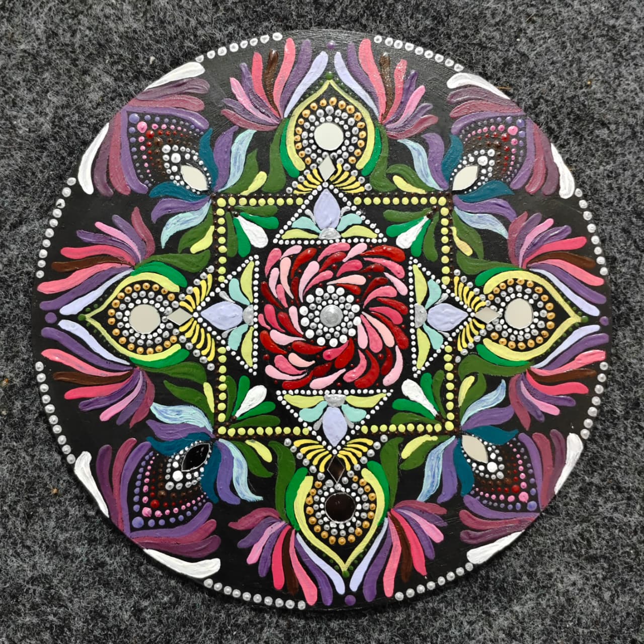 Mandala Art - Geometric Design - Multicolour